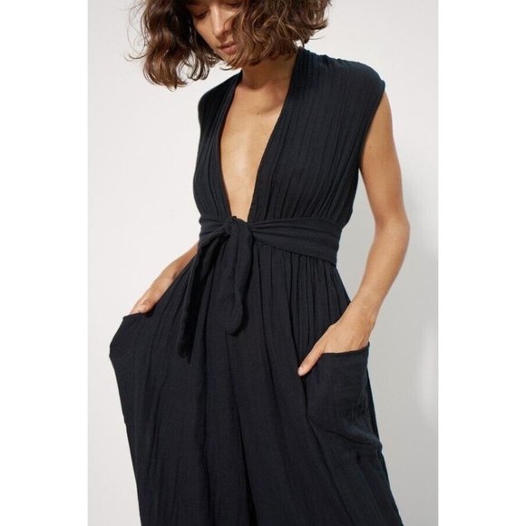 Mara Hoffman Black Jumpsuit - Picture 4 of 16